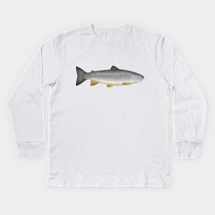 Zubatak Trout Kids Long Sleeve T-Shirt